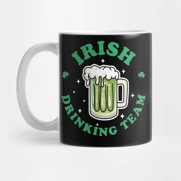 Irish Drinking Team St Patrick's Day Drinking Green Beer by OrangeMonkeyArt